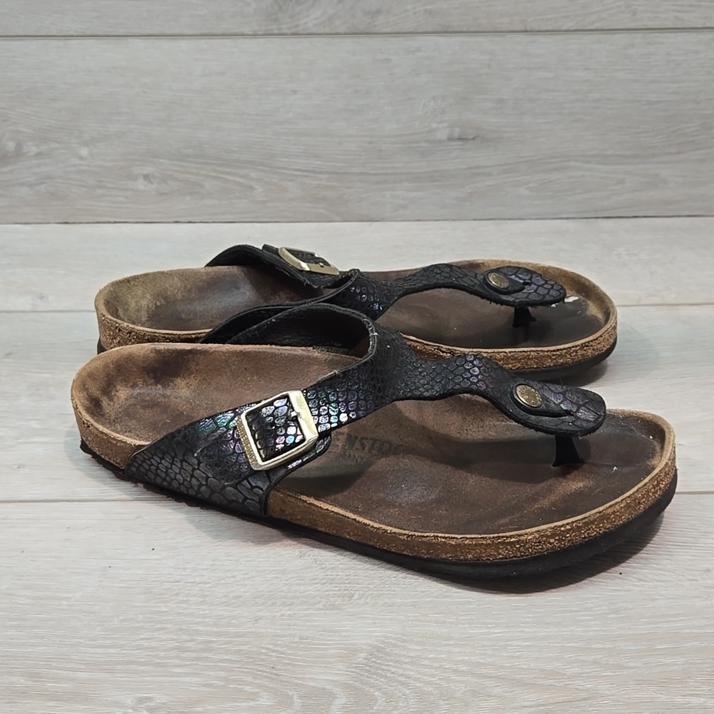 Birkenstock Women Gizeh Thong Sandals Shoes Sz 41/10 Regular